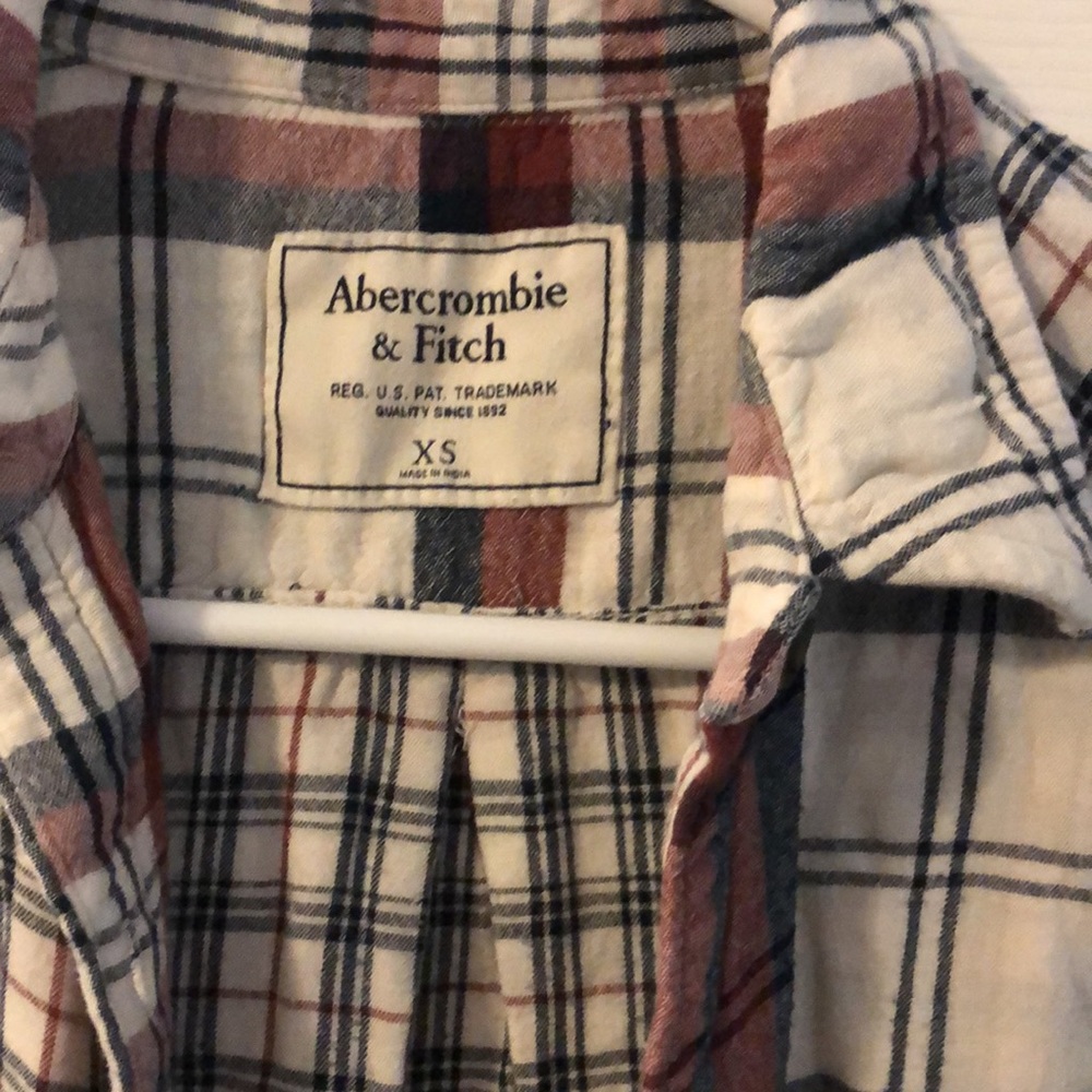 Abercrombie patchwork flannel - Picture 2 of 4